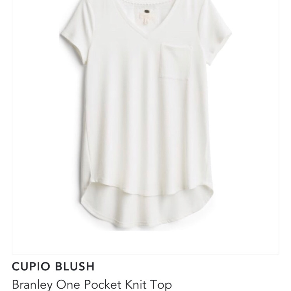 Stitch Fix - Cupio Blush One Pocket Knit Top